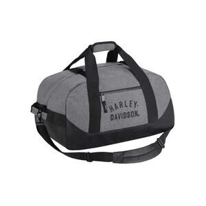 Harley-Davidson Rugged Twill 21" Convertible Duffel Bag/Backpack - Heather Gray